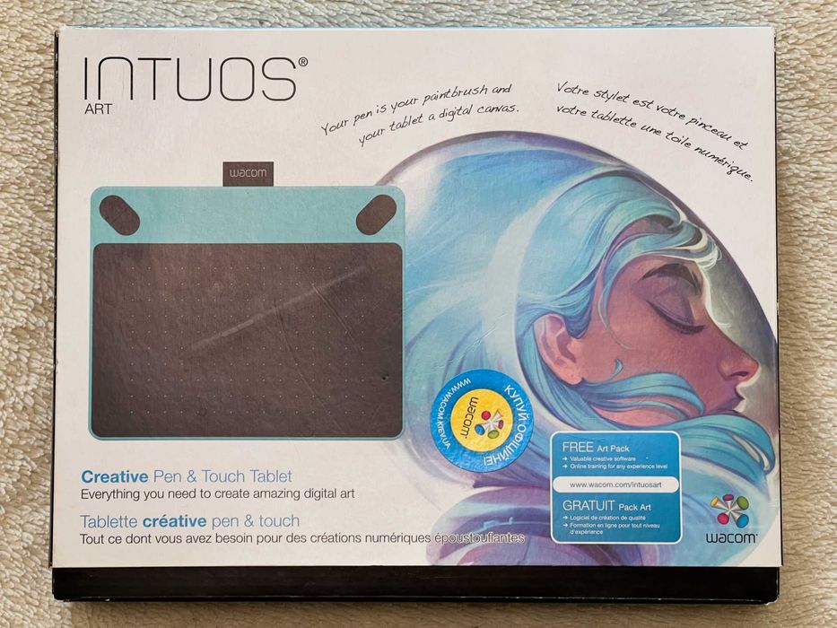 Графічний планшет Wacom Intuos Art Blue CTH-490 у відмінному стані
