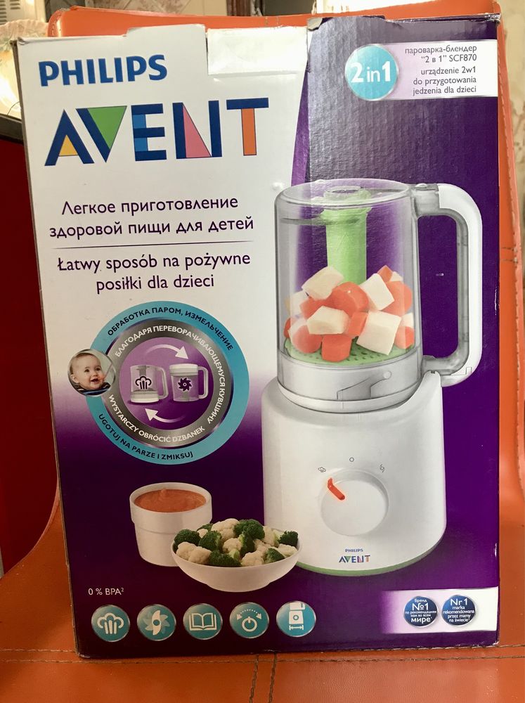 пароварка -блендер philips Avent SCF870/20