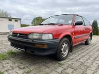 Toyota Corolla 1.3 hatchback, rok 1992, klasyk, zabytek, youngtimer