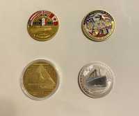 Монети Нормандія , США, Египет, Титаник