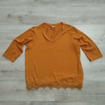 Damski sweter musztardowy XL