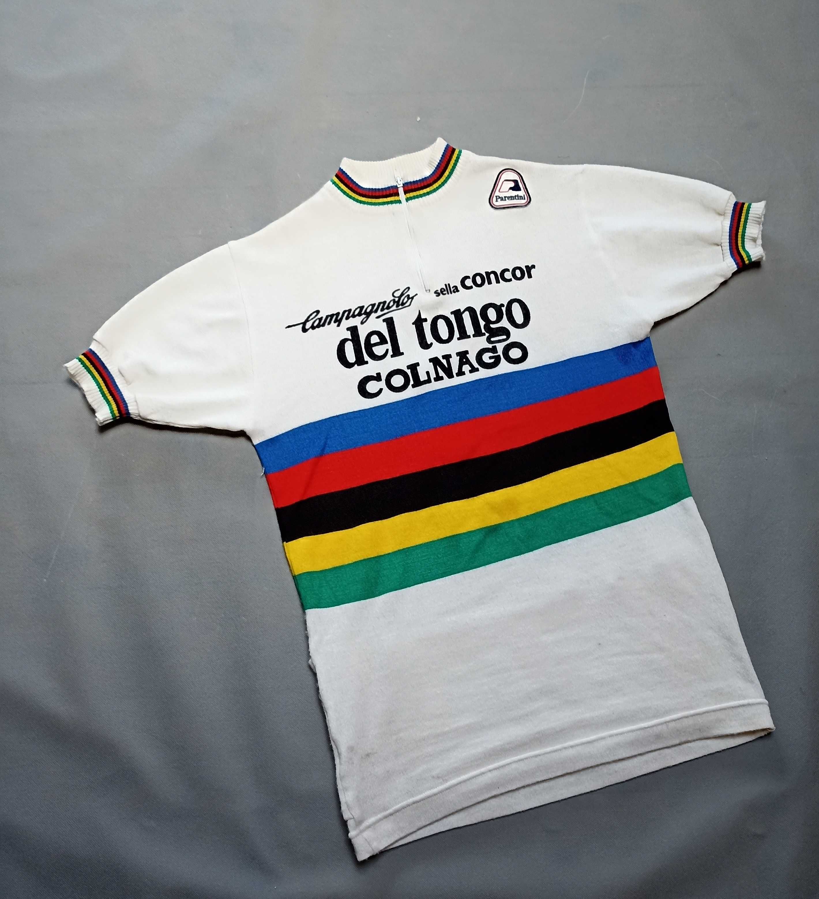 Koszulka kolekcjonerska Del Tongo Colnago Peretini 1982 vintage