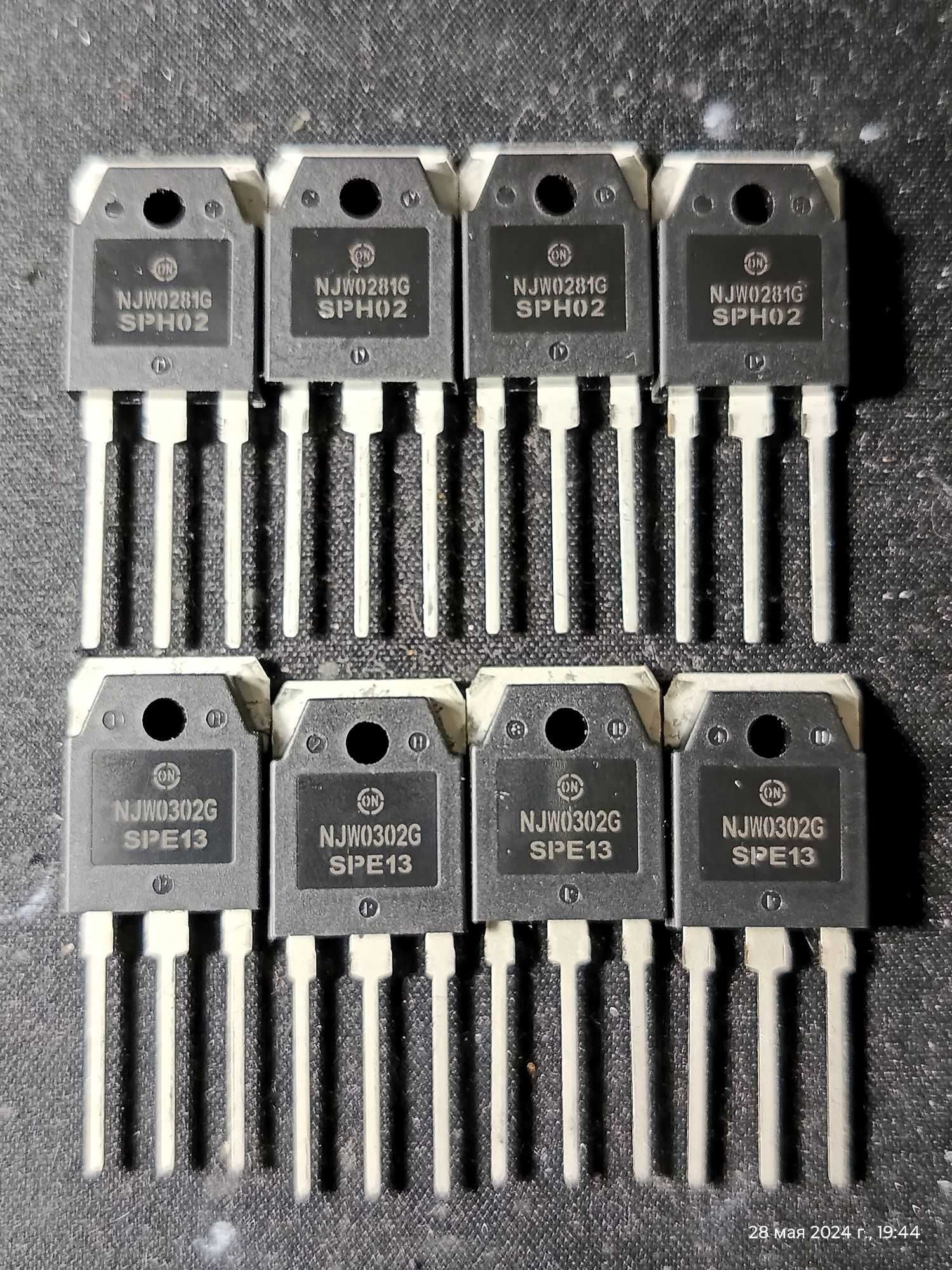 2SA1943 2SC5200, 2SA1302 2SC3281, NJW0281 NJW0302, 2SA1941 2SC5198