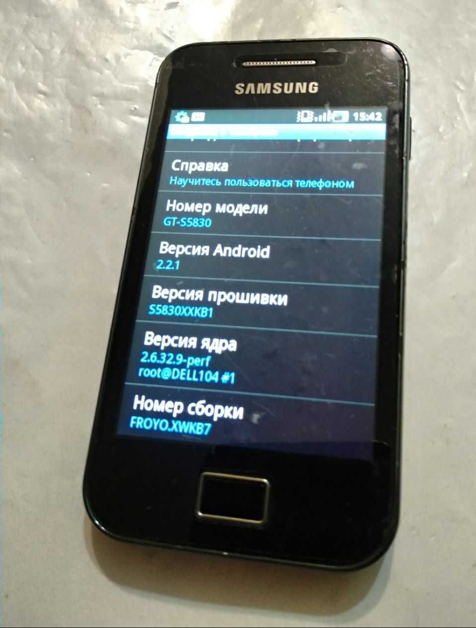 Смартфон Samsung Galaxy Ace S5830, хорошее состояние