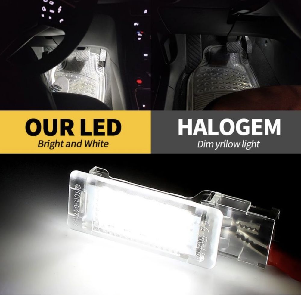 LED подсветка салона ног, дверей и багажника Volkswagen/Skoda
