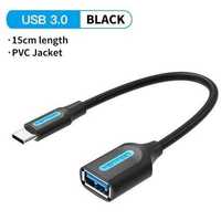 Адаптер Vention Type-C к USB OTG, разъем USB 3.0 для периферии