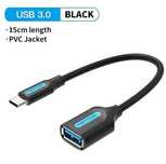 Адаптер Vention Type-C к USB OTG, разъем USB 3.0 для периферии