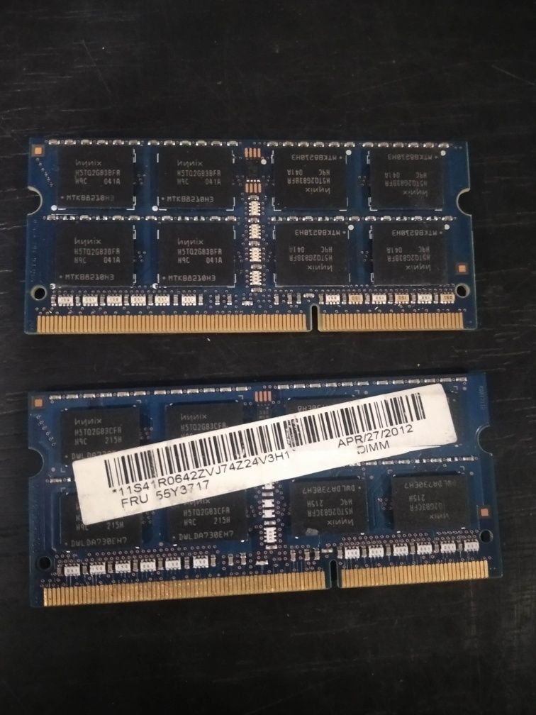 SO-DIMM DDR3 4 GB 1333 MHz 2Rx8 PC3-10600S Hynix