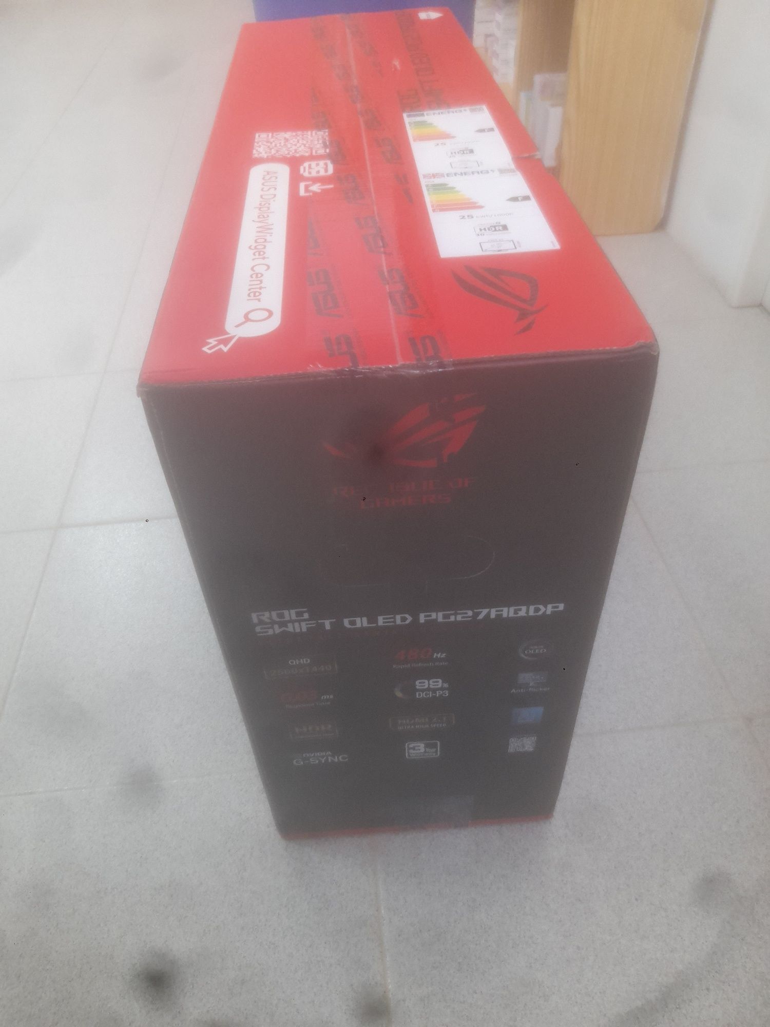Monitor asus oled pg 27aqdp novo e embalado com 3 anos garantia