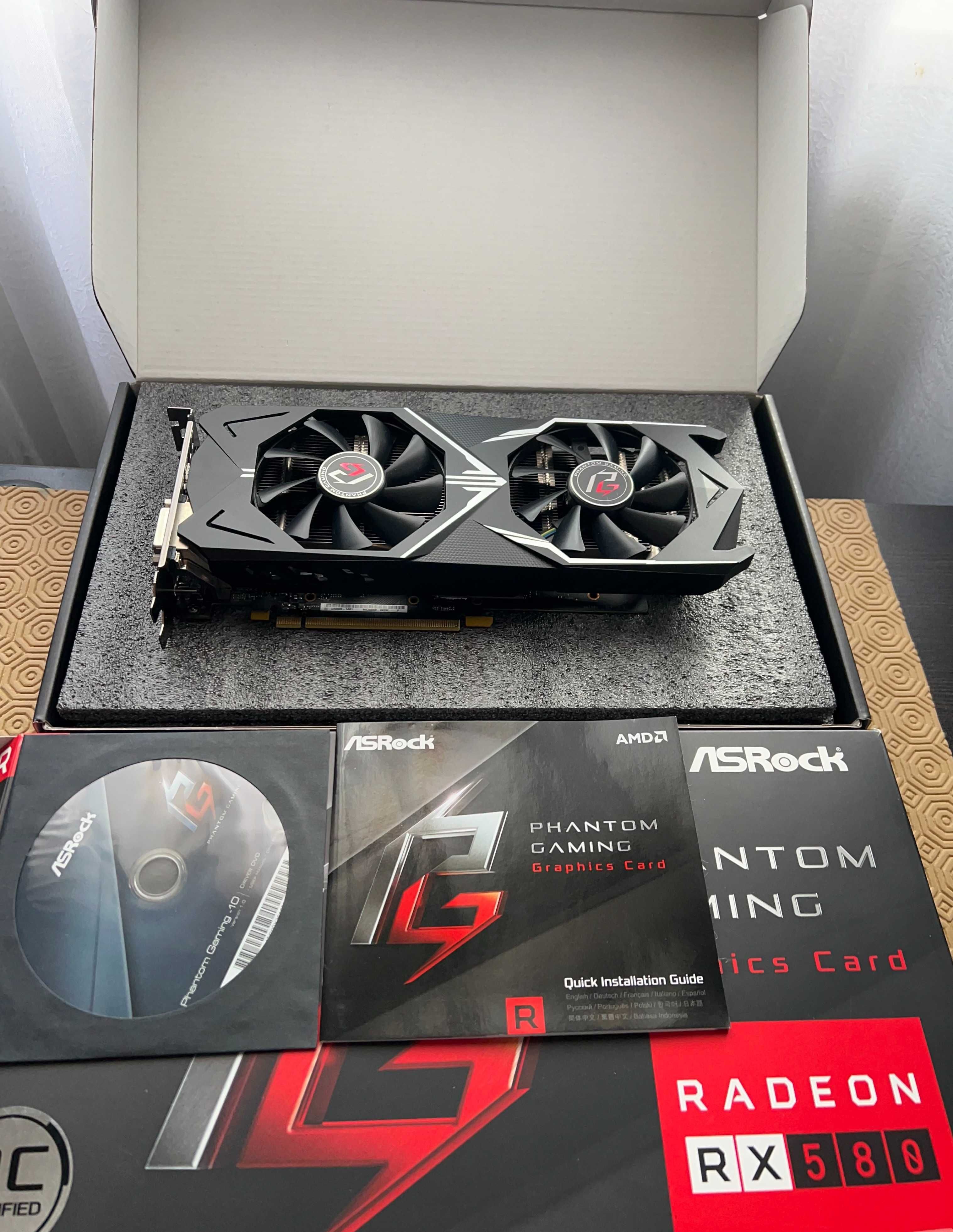 Gráfica AsRock RX 580 RX 8GB