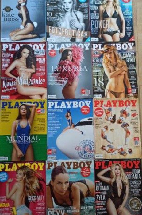 Kolekcja rocznych kompletów playboy