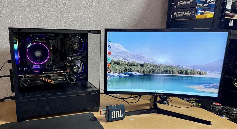 Новий iгровий компь’ютер/Ryzen 5 5500/RX VEGA64/M2 SSD