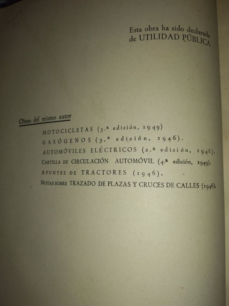 Manual automóvel 1949