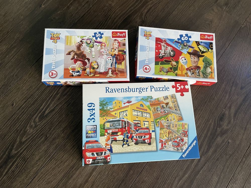 Puzzle dla dzieci komplet Toy Story Strażak