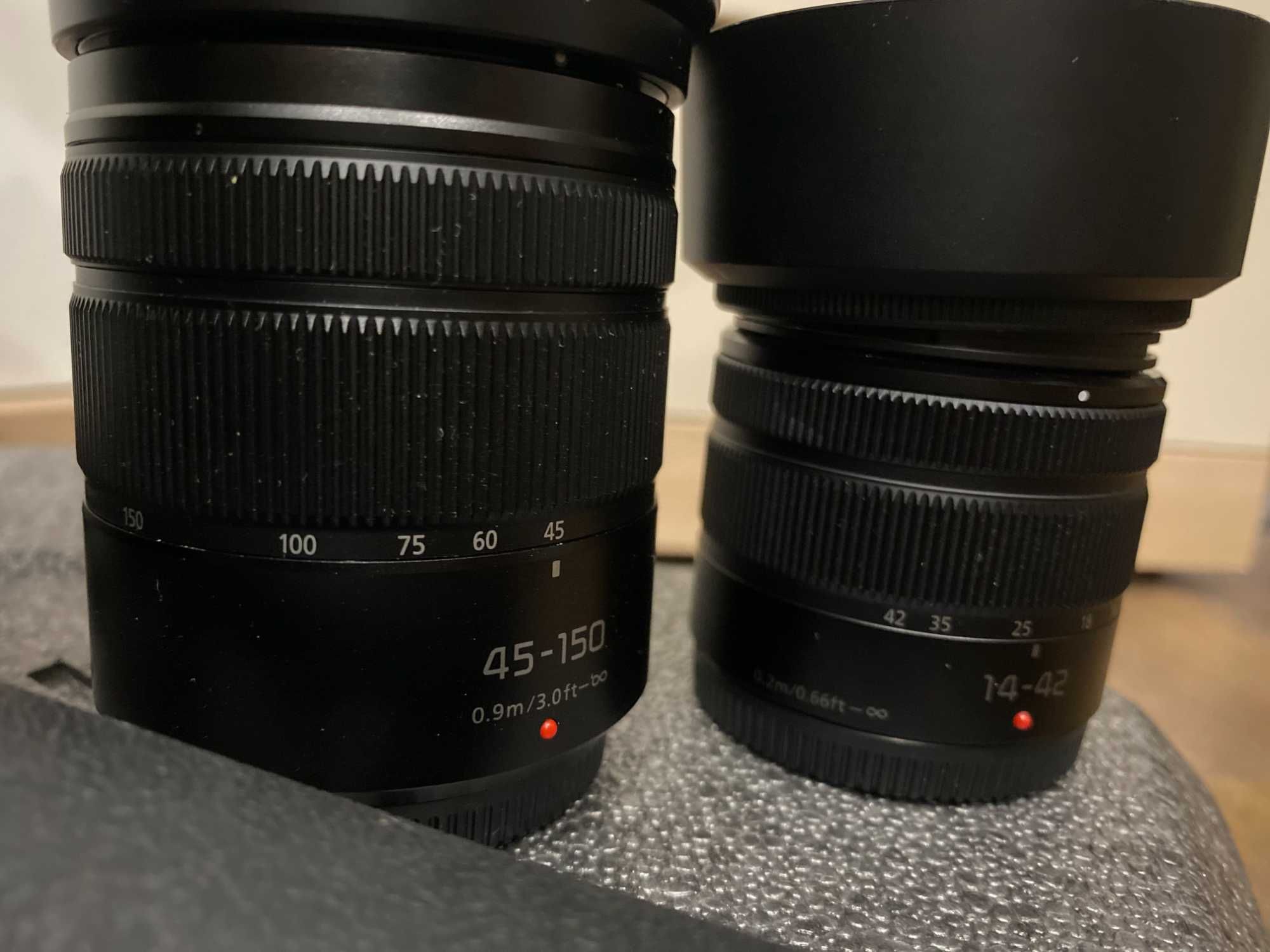 Lumix G7 14-42mm/25mm/45-150mm + Gimbal Feiyutech AK2000S