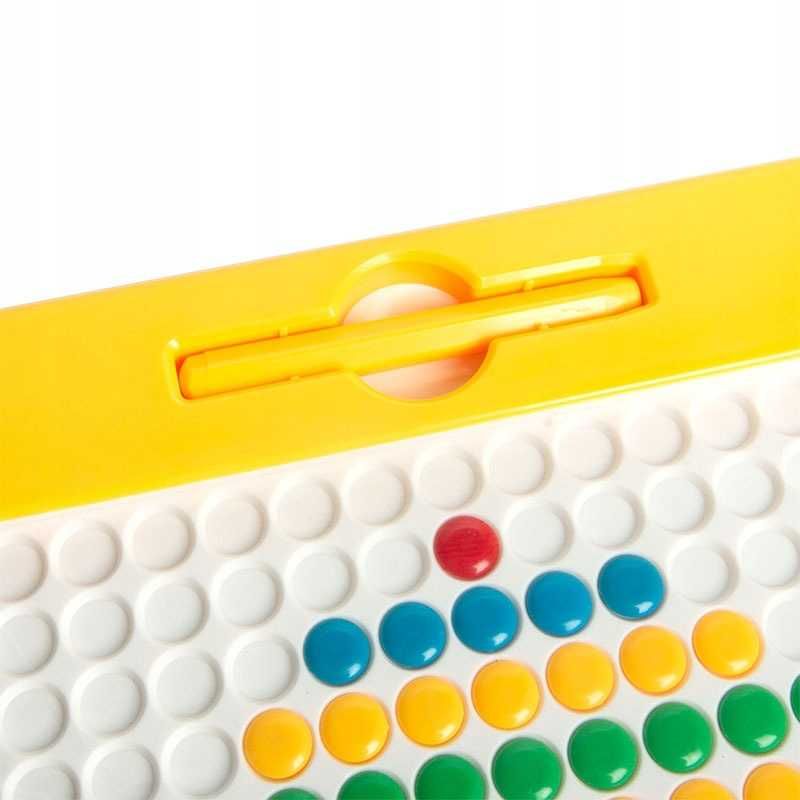 TABLICA MAGNETYCZNA  Montessori dla Dzieci Klocki Magnetyczne + Pisak