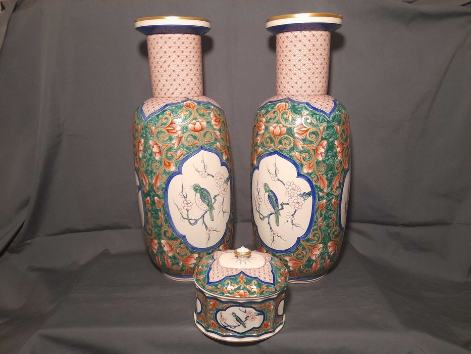 Jarras Pequim Vista Alegre Anshan -- 48 cm e Caixa Diogo Anshan