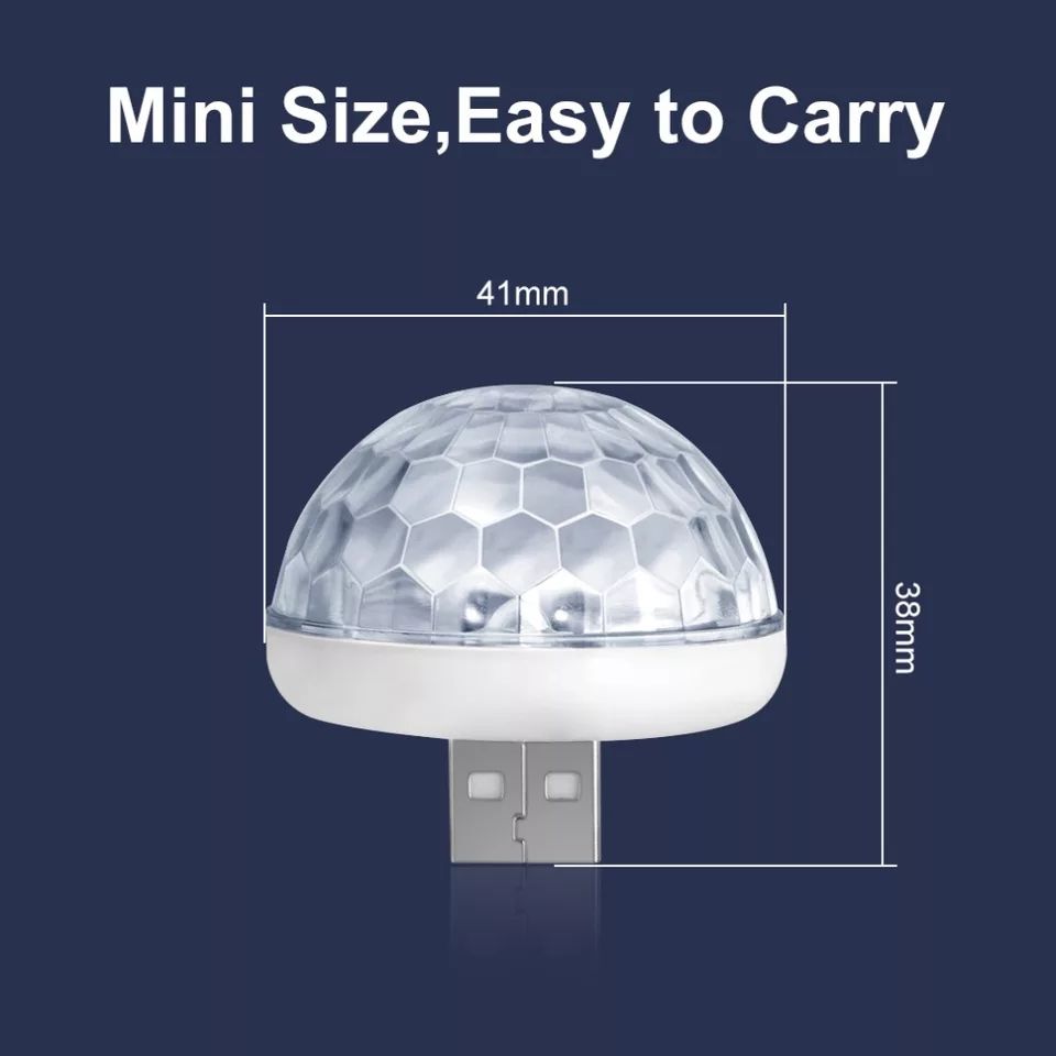 Luz usb mini stroble