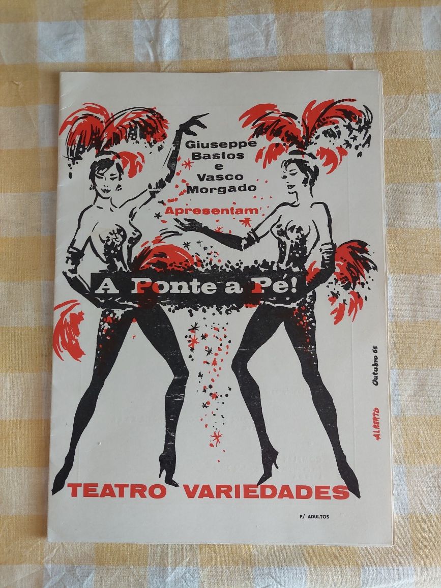 Programas antigos teatro revista