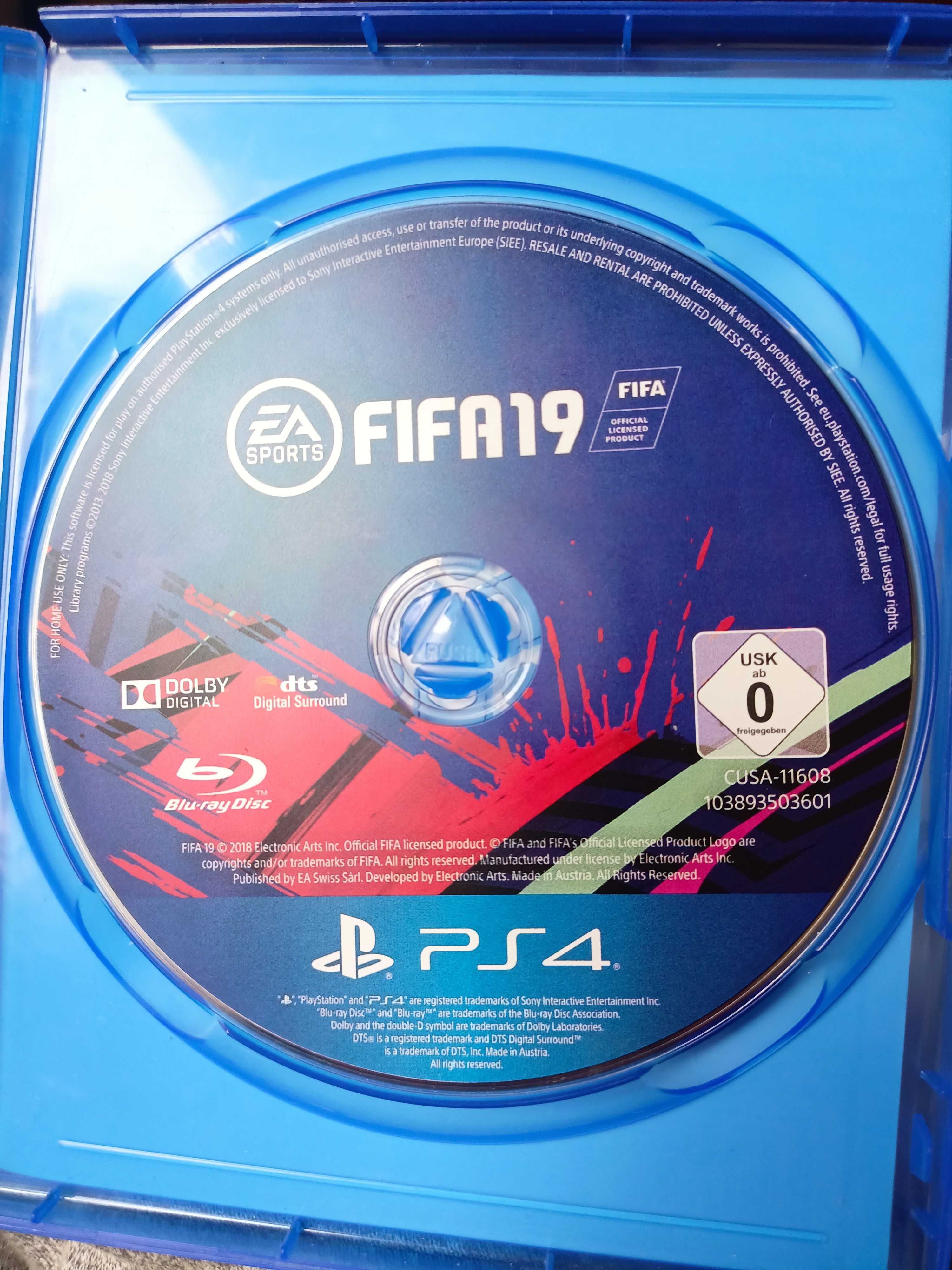 Gra Fifa 19 PS4 sprawna