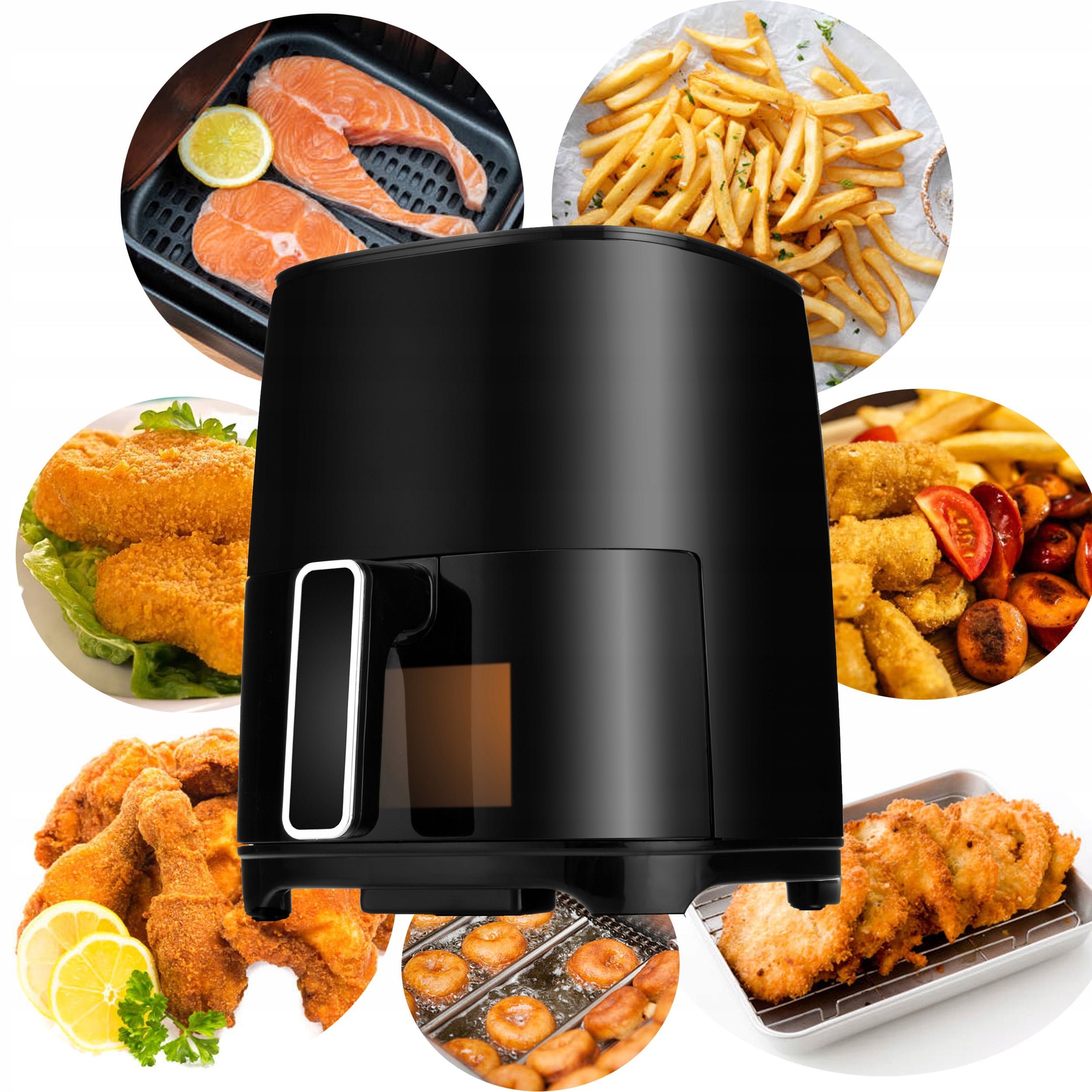 Beztłuszczowa FRYTKOWNICA air fryer Lehmann Mce 1400w ZDROWE JEDZENIE