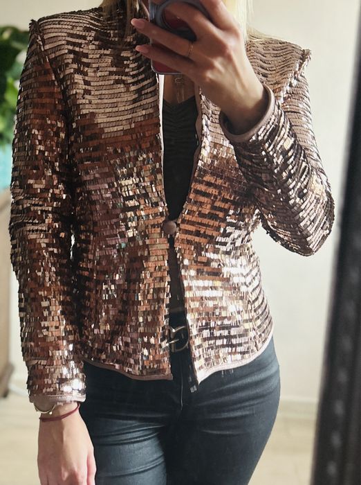 Marynarka nowa cekiny Andrzejki Sylwester Karnawał