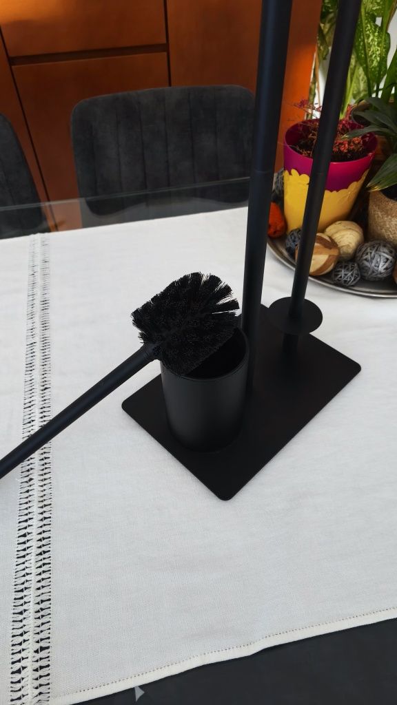 Suporte papel higiénico+piaçaba