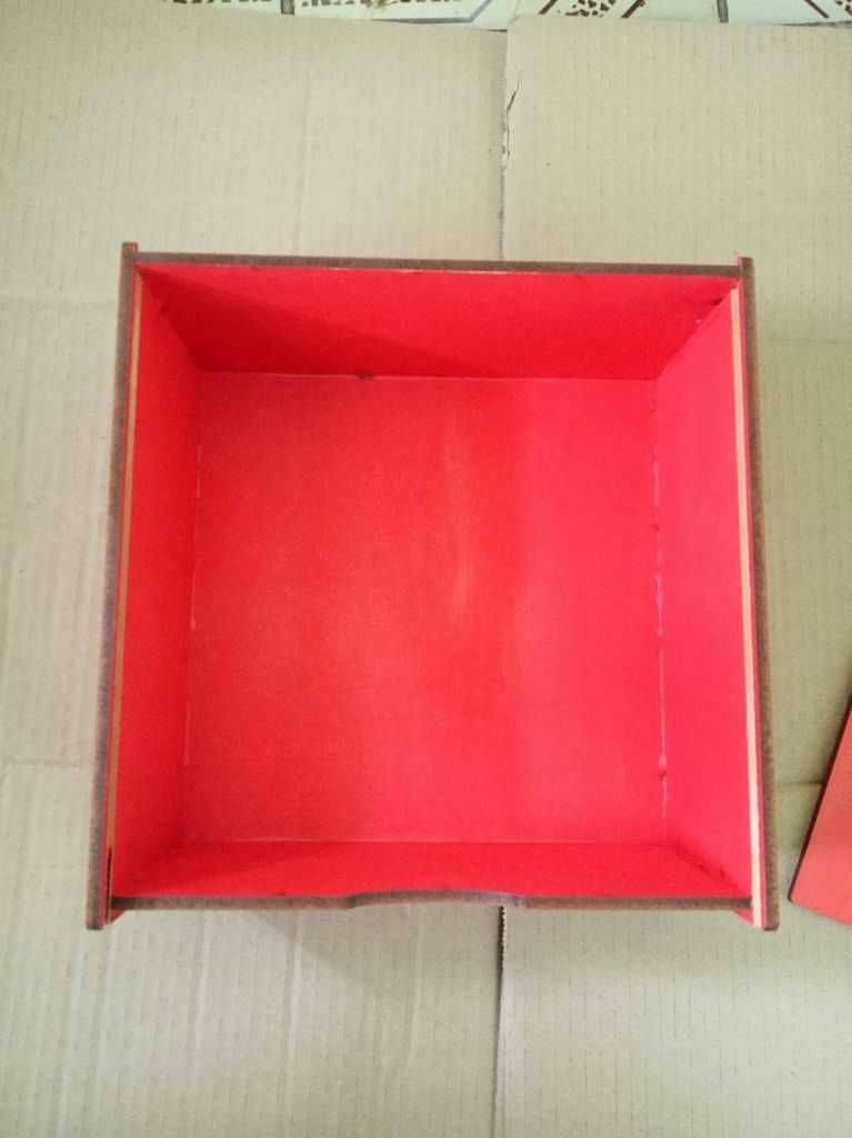 Деревянная подарочная коробка для подарочный бокс Кубик Куб