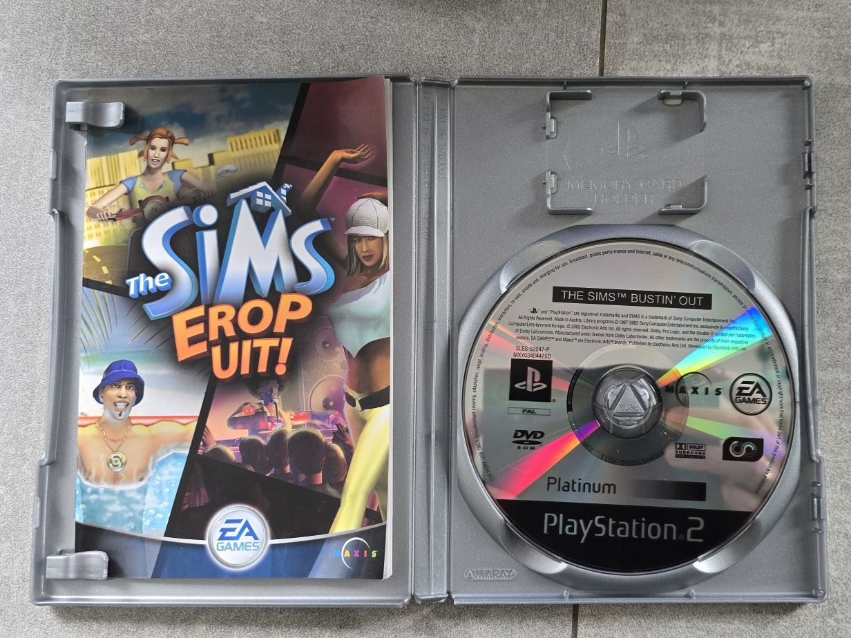 THE SIMS erop uit  PS2