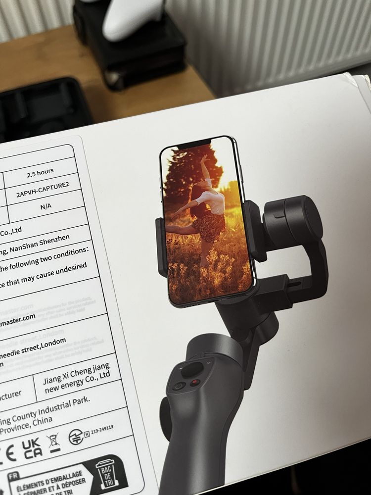 NOWY Stabilizator do telefonu! czysty obraz Capture 2s bluetooth