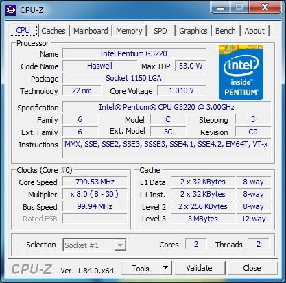 Intel Pentium G3220