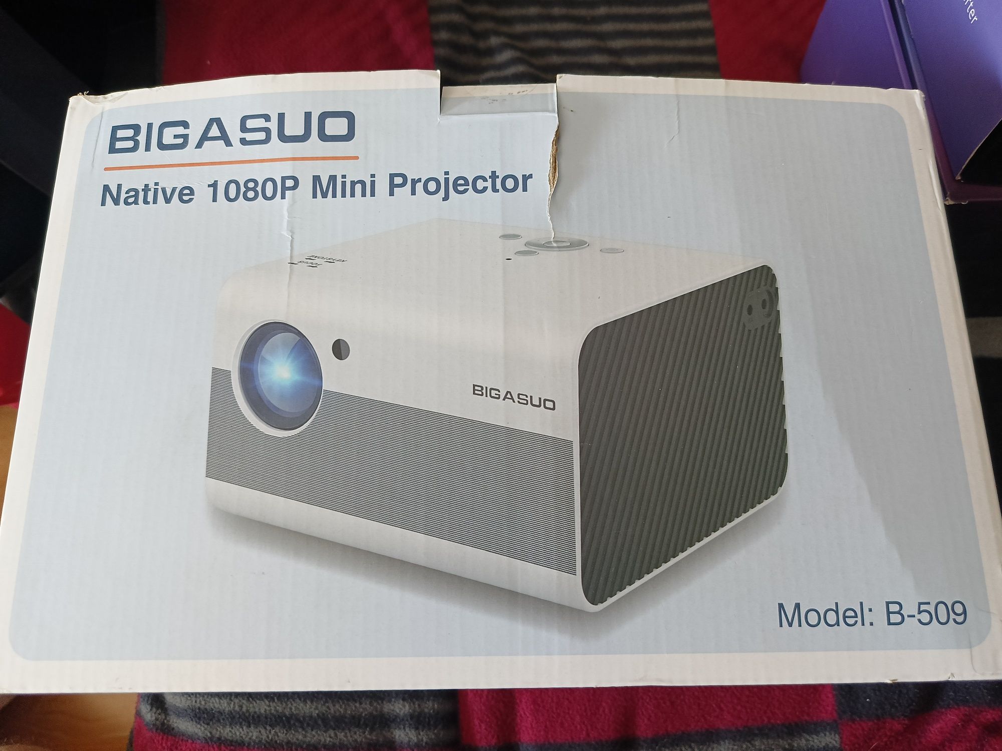 Projektor LED Bigasuo b-509 szary