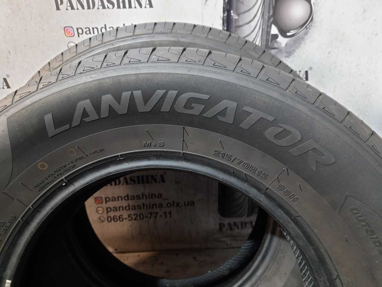 Шини 6мм 215/70 R15 LANVIGATOR Comfort 2 б/в літо склад