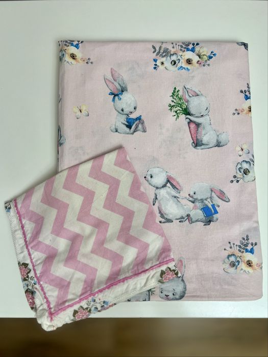 Łóżko dziecięce domek + PRZEŚCIERADŁO, 2x POSZEWKI