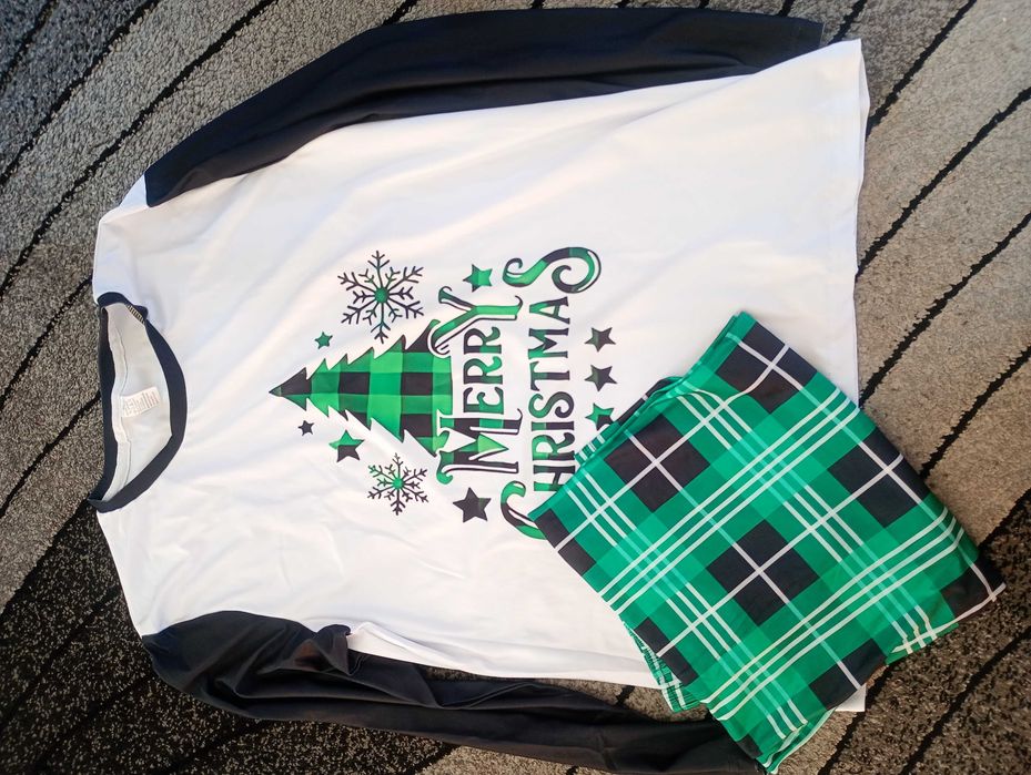 Piżama świąteczna do sesji zdjeciowych