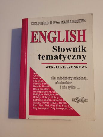 Słownik tematyczny angielski wersja kieszonkowa