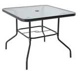 Vendo mesa de jardim em vidro