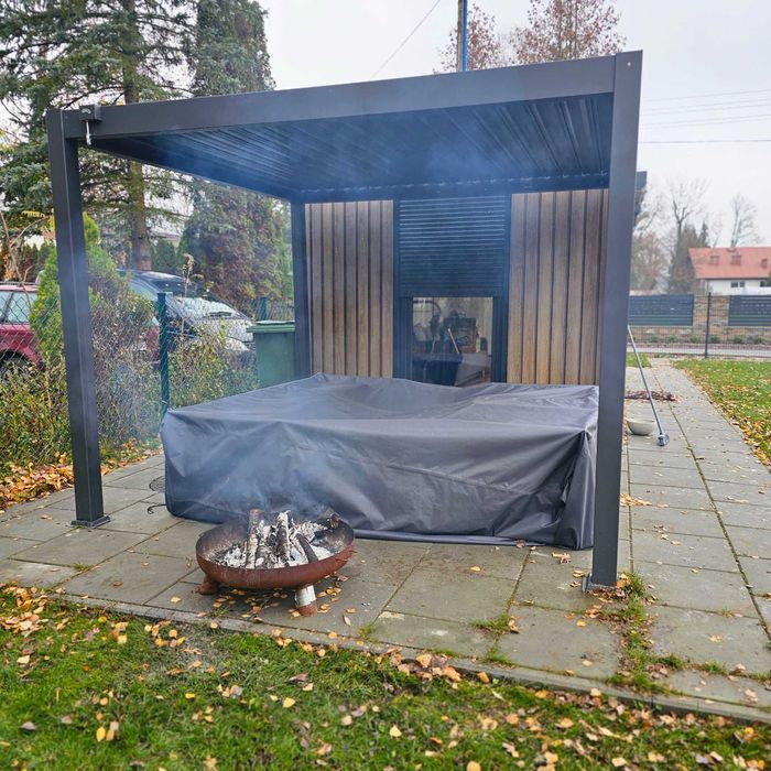 Pergola wraz z wypoczynkiem