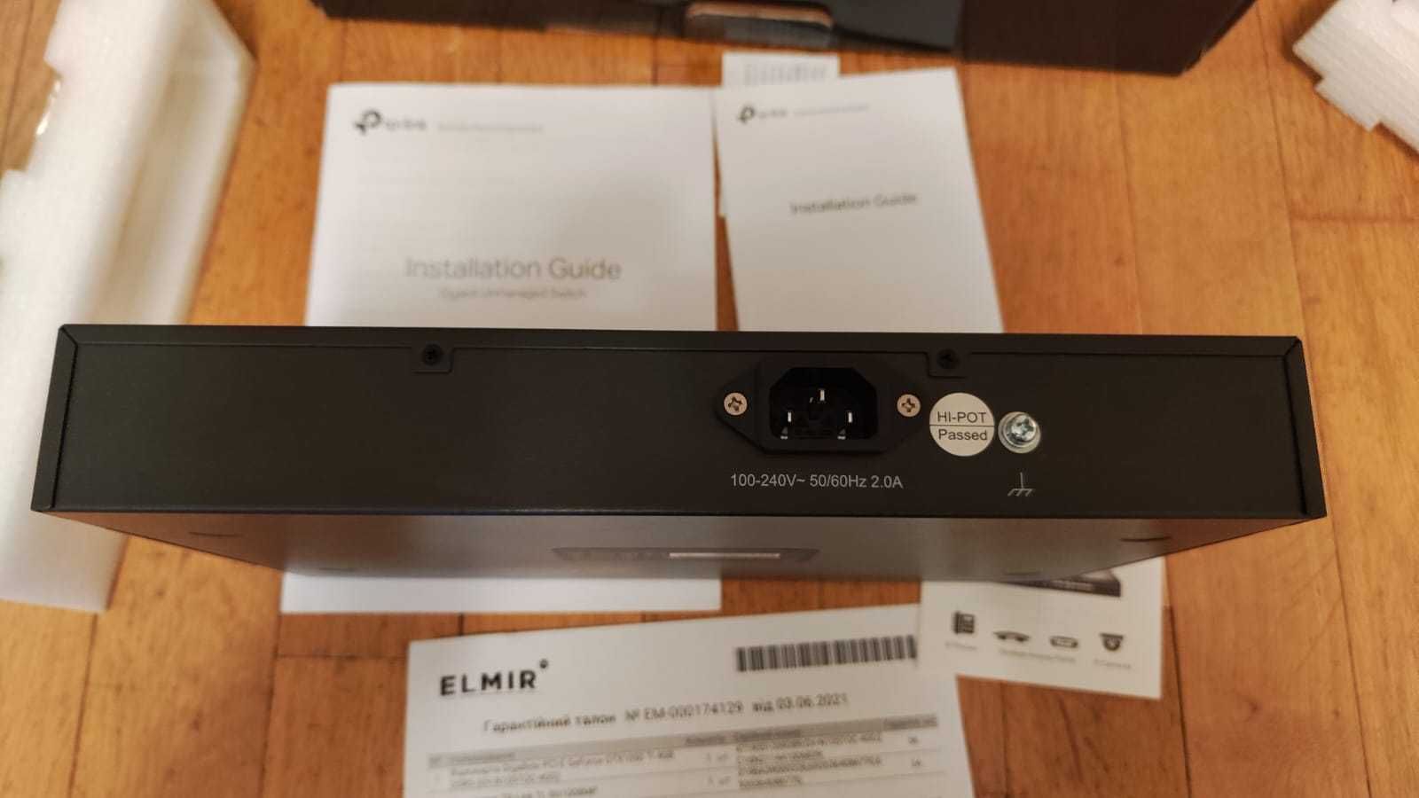 Коммутатор Dlink TL-SG1008MP 8 port Gigabit 8х1000 POE+ гарантия