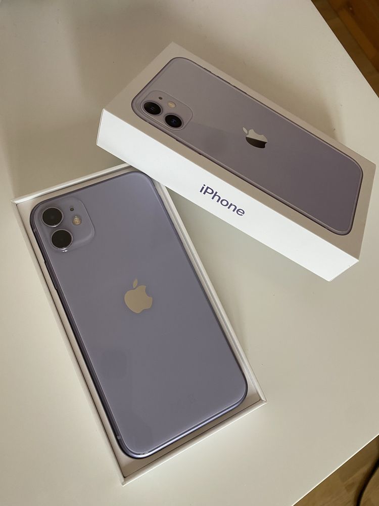 iPhone 11, 64 gb, фіолетовий, в ідеальному стані