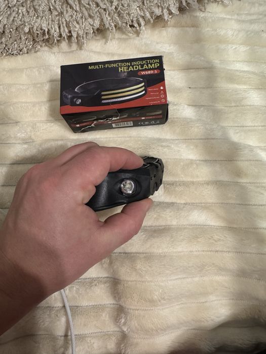 Фонарь налобний діодний лєд