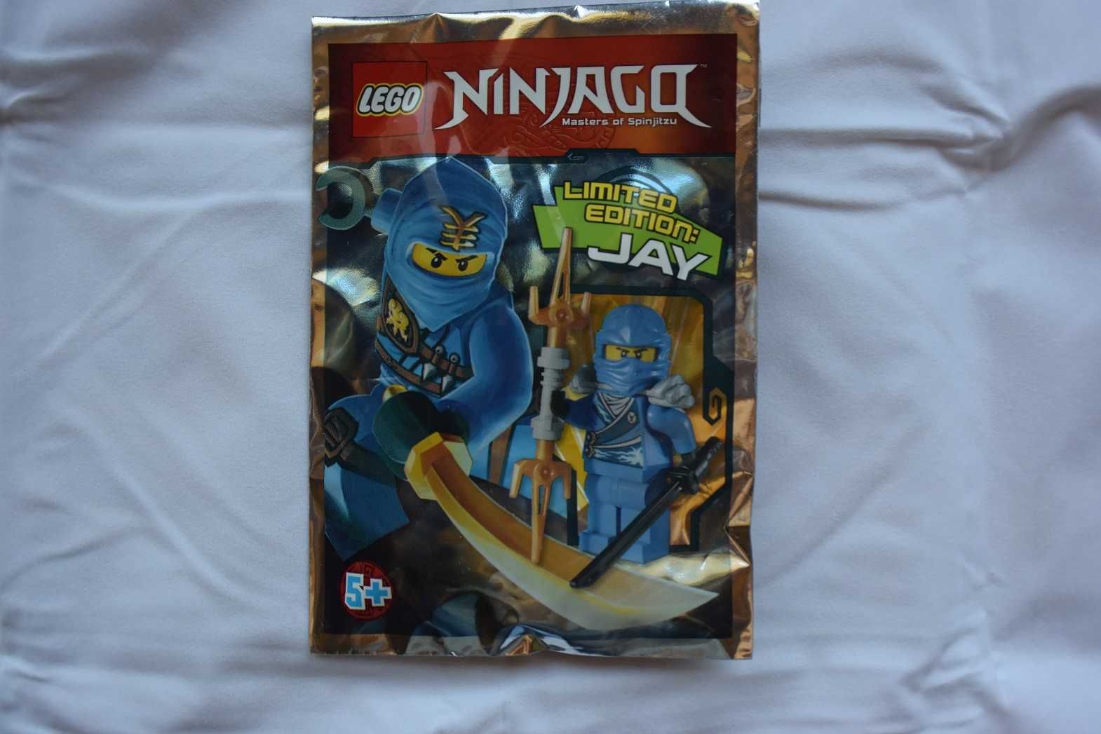 LEGO NINJAGO JAY Ninja Oryginalna NOWA Figurka Edycja 2015 Klocki