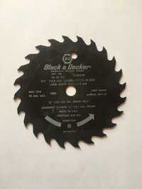 Диск пильный по дереву / Black & Decker / диаметр 139 мм / 24 зуба