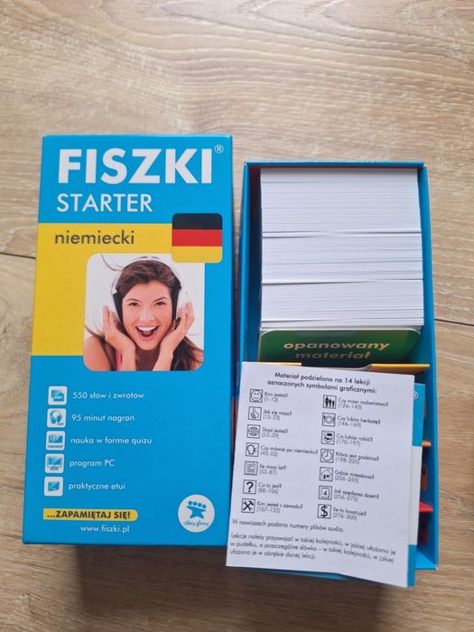 NOWE fiszki niemiecki starter dla początkujących