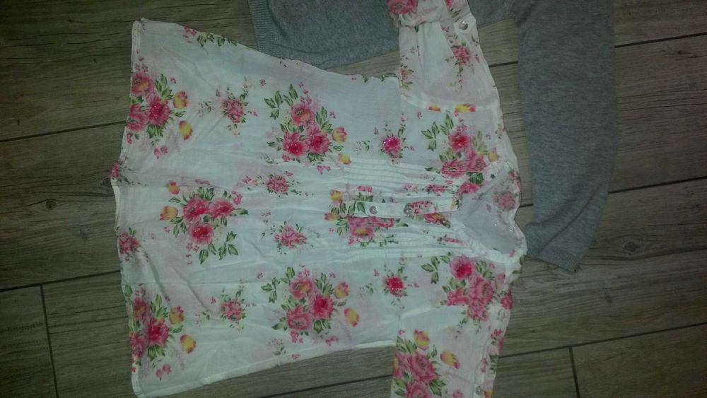 Sweterek i tunika dla dziewczynki w roz. 110