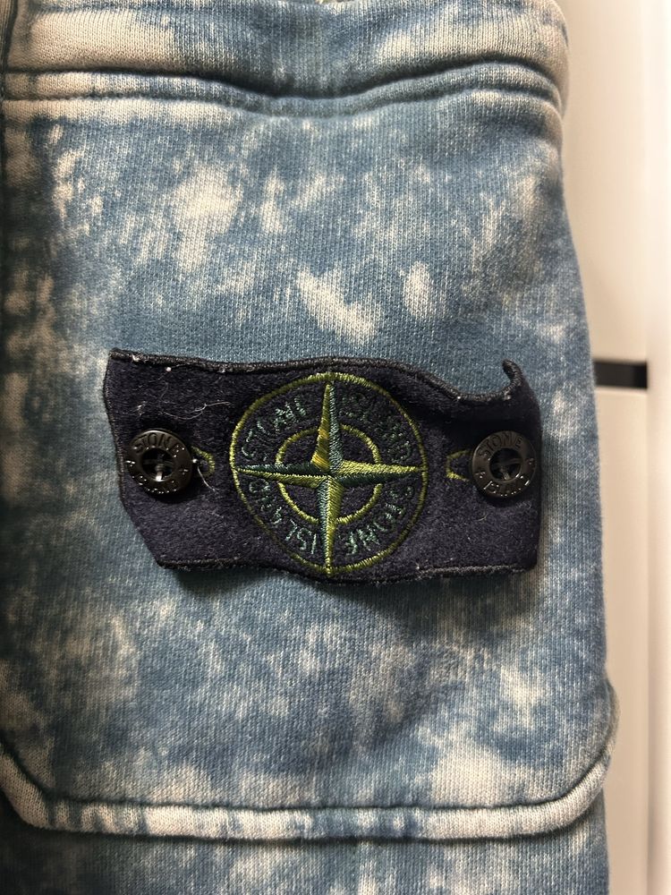 stone island off dye pants