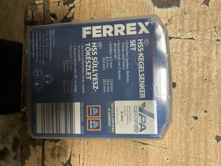 Ferrex pogłębiacze specjalne- stożkowe