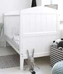 Łóżeczko + materac niemowlęce/dziecięce 140x70 Woodies Hampton Cot Bed