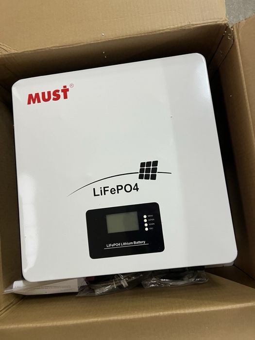 Акумуляторна батарея Must LiFePO4 LP16-24200 25.6V 200Ah