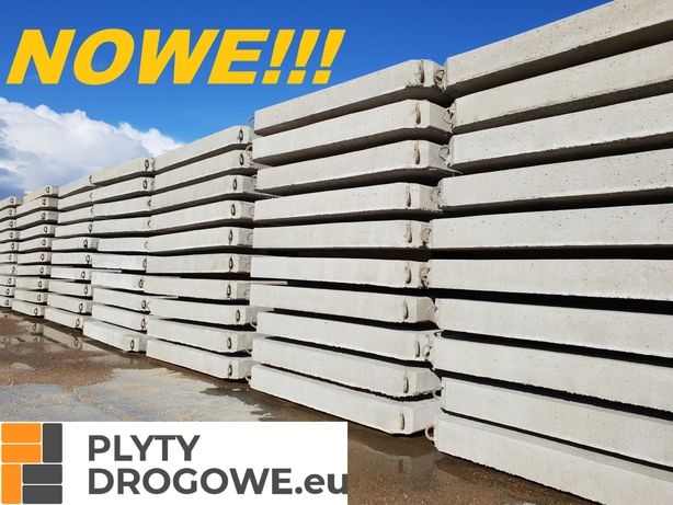 NOWE Betonowe Płyta Drogowa --PRODUCENT-- 300x150x15 Płyty Drogowe MON